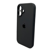 Чохол для смартфона Silicone Full Case AA Camera Protect for Apple iPhone 16 12,Dark Grey (Колір Dark Grey) - фото № 5