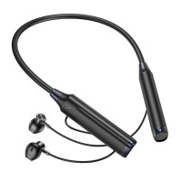 Бездротові навушники BOROFONE BE64 Perfect neckband BT earphones Black (Цвет Черный) - фото № 2