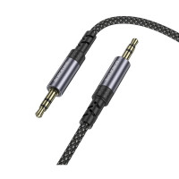 Аудіокабель BOROFONE BL24 Graceful audio cable AUX Metal Grey (Цвет Metal Gray) - фото № 7