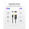 Кабель Vention 4K Mini DisplayPort to HDMI Cable 1.5M Black (HAHBG) (7073)- № 4