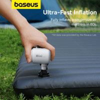 Портативний насос  для матраців Baseus PocketGo Portable Air Pump Stellar White (Цвет 7068) - фото № 4