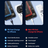Кабель Usams US-SJ522 U71 Type-C to Lightning 20W PD Fast Charging 2m black (Колір Black) - фото № 6