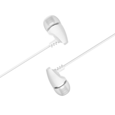 Навушники BOROFONE BM25 Sound edge universal earphones with mic White (BM25W) - изображение 1