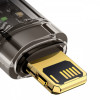 Кабель Baseus Explorer Series Auto Power-Off Fast Charging Data Cable USB to IP 2.4A 1m Black (Черный)- № 3