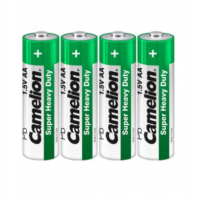Батарейка CAMELION Super Heavy Duty Green AA/R6 SP4 4шт (C-10100406) (4260033156457) - изображение 1