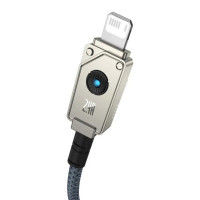 Кабель Baseus Unbreakable Series Fast Charging Data Cable USB to iP 2.4A 2m Stellar White (Цвет Stellar White) - фото № 5