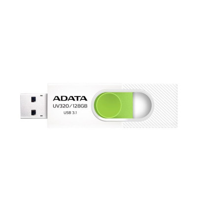 Flash A-DATA USB 3.0 AUV 320 128Gb White/Green (AUV320-128G-RWHGN) - изображение 1