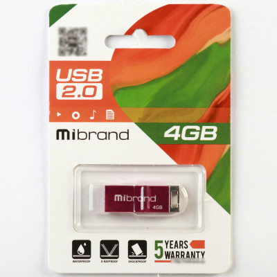Flash Mibrand USB 2.0 Chameleon 4Gb Pink - изображение 2