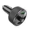 АЗП з FM-модулятором HOCO E82 Guerrero PD30W+QC3.0 car BT FM transmitter Black (7073)- № 5