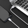 Кабель BOROFONE BX14 USB to Type-C 2.4A, 2m, PVC, TPE connectors, White (Белый)- № 4
