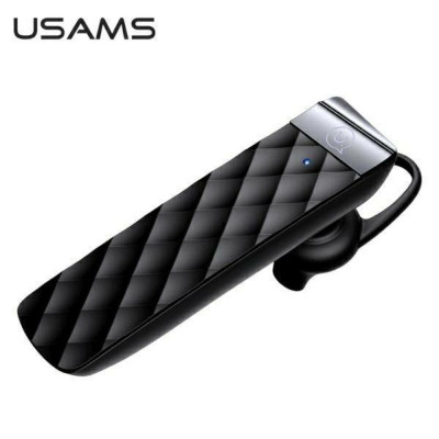 Bluetooth гарнітура Usams USAMS-BT BT1 Wireless Earphone Black (BHUBT101) - зображення 1