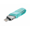 Flash SanDisk USB 3.1 iXpand Flip 128Gb Lightning Apple Ice Mint - изображение 2