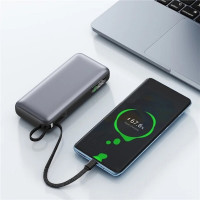 Зовнішній акумулятор ACEFAST M22 PD130W power bank with cable 20000mAh Black (Колір 7073) - фото № 6