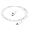 Кабель HOCO X87 Magic silicone charging data cable for Type-C White (Білий)- № 4