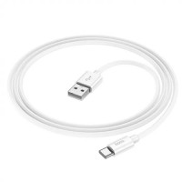 Кабель HOCO X87 Magic silicone charging data cable for Type-C White (Колір Білий) - фото № 4