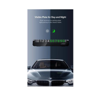 Паркувальна карта UGREEN LP178 Car Temporary Parking Card (Dual Numbers)(UGR-60326) (Цвет Black) - фото № 4