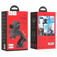 Автотримач для телефона HOCO CA83 David one-button center console car holder Black (Колір Черный) - фото № 8