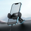 Автотримач для телефона Baseus Steel Cannon pro Solar Electric Car Mount Black (Черный)- № 7