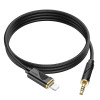Аудiокабель HOCO UPA30 Friend digital audio conversion cable iP Black (7073)- № 3