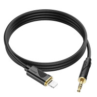 Аудiокабель HOCO UPA30 Friend digital audio conversion cable iP Black (Колір 7073) - фото № 3