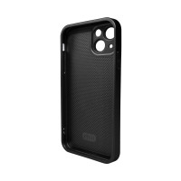 Чохол для смартфона AG Glass Matt Frame Color Logo for Apple iPhone 12 Graphite Black (Цвет Graphite Black) - фото № 2