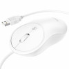 Миша Hoco GM13 Esteem business wired mouse White (6931474757852)