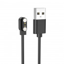 Бездротовий зарядний пристрій для смарт-годинника HOCO Y20 Smart sports watch charging cable Black Black