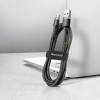 Кабель Baseus cafule Cable USB For Micro 2.4A 0.5M Gray+Black (Темно-серый)- № 5