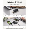 Зовнішній акумулятор Baseus Airpow Ⅱ Qi2 Magnetic Power Bank 10000mAh 22.5W Cosmic Black （With Simple Series Charging Cable Type-C to Type-C（20V/3A）30 (Cosmic-Black)- № 3
