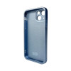 Чохол для смартфона AG Glass Matt Frame Color Logo for Apple iPhone 12 Sierra Blue - зображення 2