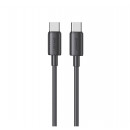 Кабель Usams SJ711 Type-C To Type-C 60W Fast Charging black