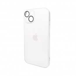Чохол для смартфона AG Glass Matt Frame Color Logo for Apple iPhone 15 Pearly White