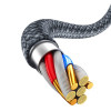 Кабель Baseus Dynamic Series Fast Charging Data Cable USB to iP 2.4A 2m Slate Gray (Slate-Gray)- № 6