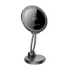 Автотримач для телефона з БЗП BOROFONE BH218 Star metal magnetic wireless fast charging car holder (center console) Metal Gray (Metal Gray)- № 3