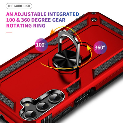 Чохол для смартфона Cosmic Robot Ring for Samsung Galaxy A34 5G Red (RobotA34Red) - зображення 3