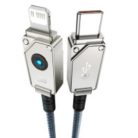Кабель Baseus Unbreakable Series Fast Charging Data Cable Type-C to iP 20W 1m Stellar White (Цвет Stellar White) - фото № 4