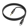 Перехідник BOROFONE BL22 Dignity digital audio conversion cable Type-C Black (7073)- № 5