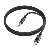 Перехідник BOROFONE BL22 Dignity digital audio conversion cable Type-C Black (Колір 7073) - фото № 5