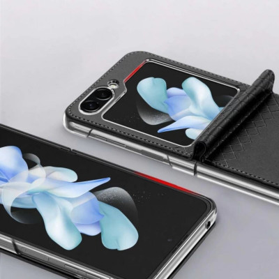 Чохол для смартфона DUX DUCIS Bril for Samsung Flip 5 Black - зображення 4
