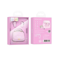 Бездротові навушники HOCO DES35 Dawn handbag BT headset Pink (Колір Розовый) - фото № 5
