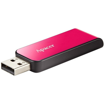 Flash Apacer USB 2.0 AH334 16Gb pink (AP16GAH334P-1) - изображение 2