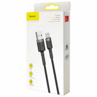 Кабель Baseus cafule Cable USB For Type-C 2A 3m Gray+Black (Цвет Темно-серый) - фото № 5