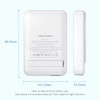 Зовнішній акумулятор Vention 10000mAh Magnetic Wireless Power Bank (USB-C + Lightning + USB-C + USB-A +Wireless) 22.5W White LED Display Type (FHTW0) (7068)- № 4