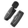 Бездротова мікрофонна система HOCO L15 iP Crystal lavalier wireless digital microphone Black (Черный)- № 2