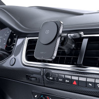 Автотримач для телефона з БЗП ACEFAST D18 in-car 2-in-1 magnetic wireless charging holder Black (Цвет Черный) - фото № 4