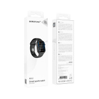 Смарт-годинник BOROFONE BD12 Smart sports watch (call version) Black (Цвет 7073) - фото № 2
