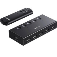 HDMI-Спліттер UGREEN 5-In 1-Out HDMI Switch (Колір Black) - фото № 2