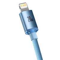 Кабель Baseus Gem Fast-Charging Data Cable USB-C to iP 20W 1m Galaxy Blue  - фото № 4
