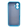Чохол для смартфона Silicone Full Case AA Camera Protect for Apple iPhone 16 44,Light Blue (Light Blue)- № 3