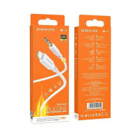 Аудіокабель BOROFONE BL18 iP silicone digital audio conversion cable White (Цвет Белый) - фото № 3